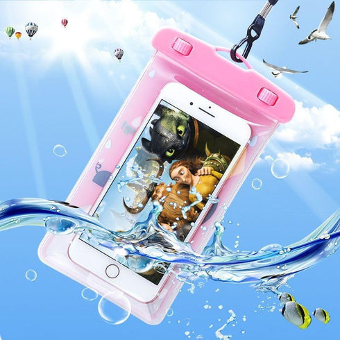 Universal Cell Phone Floating Waterproof Bumper Dry Bag in Random Colours