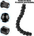 Milltrip 12-Section 1/4in Flexible Arm Mount Monopod, Gooseneck Camera Mount, Adjustable Sports Camera Holder, Screw