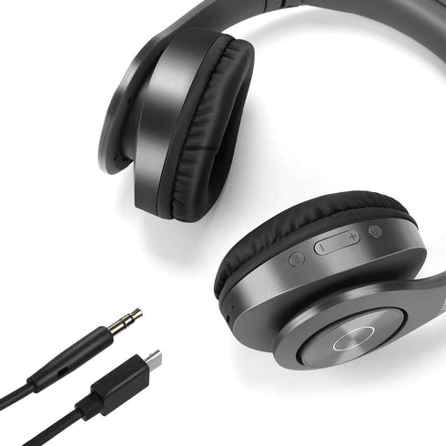 TUINYO Bluetooth Headphones Wireless, Over Ear Stereo Headset with 40H Playtime, Deep Bass, Soft Memory-Protein