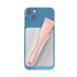 DOB SECHS Silicone Lip Holder for Cell Phone, Stick On Holder for iPhone and Android Phones, Grey