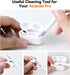 MATEKXY AirPods Pro Case with Cleaner Kit, Shockproof Cover with Lanyard & Keychain, Compatible with MagSafe - Pink