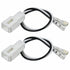 Front Dash Tweeters Speaker Wiring Harness Adapter Connector for 2005-2022 Dodge Ram, Jeep, Chrysler