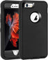 MAXCURY Heavy Duty Shockproof Case for iPhone 6/6S (4.7") with Built-in Screen Protector, Black
