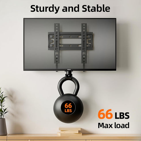 IWORKBOARD 32 40 42 inch 200x200mm, 66lbs, 19 24 42 inch IWORBOARD Fixed TV Monitor Wall Mount for LED LCD TVs
