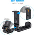 WixGear Universal Airplane in Flight Tablet Phone Mount, Handsfree Holder for Desk with Multi-Directional Dual 360