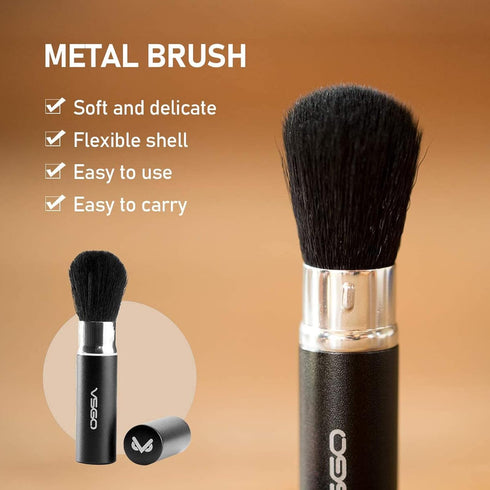 VSGO VS-A2E Professional Lens Cleaning Kit with Air Blower, Microfiber Cloth, Wet Wipes, Lens Cleaner, Metal Brush,