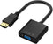 HDMI to VGA 1080P Adapter, HDMI Male to VGA Female with Audio for Laptop, PC, Desktop, TVbox, Xbox