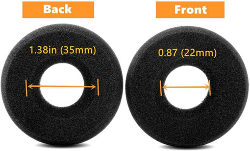 PRO 920 Foam TaiZiChangQin Earpads Sponges Ear Cushions Replacement Compatible with Jabra PRO 920 930 935 9450/VXI BlueParrott B250-XTS/Telex Airman750 760 Headphone Black