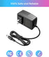 ZOSI 12V 2A 100V-240V US AC to DC Power Supply Adapter & 4-Way Splitter Cable for CCTV Home Security Camera