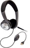 USB Wired Headset with Microphone for PC, Stereo Headphones with Boom Mic, In-Line Volume & Mic Mute Controls,
