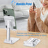 Cell Phone Stand, Adjustable Height Angle Holder with Silicon Pad for Desk, Fully Foldable Mobile Phone Holder