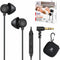 Hearprotek Sleep Earbuds, 2 Pairs Soft Comfortable in-Ear Earphones with Mic, Low Profile Noise Reduction Headphones