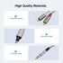 Liaoan Weiyu 3.5mm 2 3.5mm 2 MP3 to RCA Adapter Cable, to RCA Audio Cable, Suitable for TVs, Computers, Mobile Phones