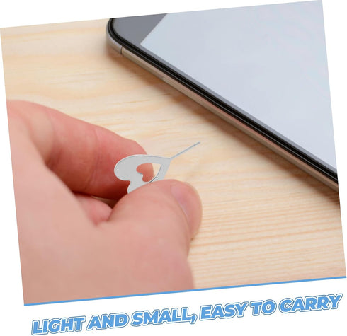 100pcs Artibetter Sim Card Ejector Tool Kit Sim Removal for Phones Tablets and Devices Compact Lightweight Design