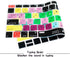 HRH Shortcut Hotkey Silicone Keyboard Cover Skin for MacBook Air 13 Inch 2018 Release A1932 with Retina Display and