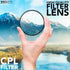 Zeikos 72mm Multi-Coated UV, CPL, FLD Professional Lens Filter Kit with Miracle Fiber Cloth and Carry Pouch, Accessory