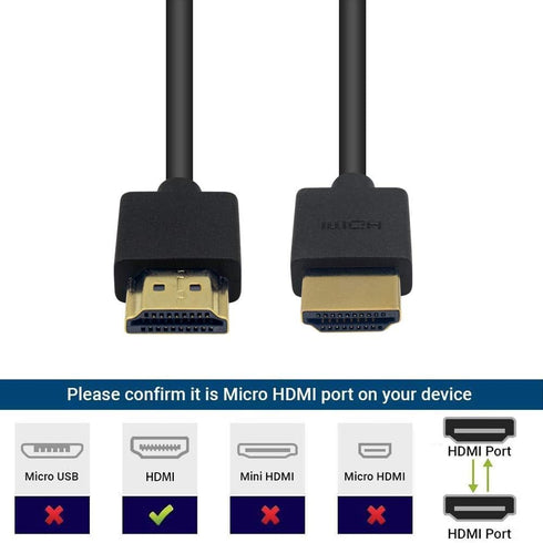 Duttek 4K Coiled HDMI Cable 6FT/1.8M, Male to Male Extender for 3D and 4K Ultra HD TV Stick