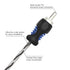 R1F2M 99.99% 1 2 1ft 2 Pack RECOIL Oxygen Free Copper Female to Male RCA Y Adapter Car Audio Splitter Connectors