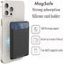 BIAJIYA Card Holder for Back of Phone - MagSafe Magnetic Silicone Wallet Compatible with iPhone 17/16/15/14/13/12
