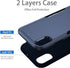 Heavy Duty Protection Case for iPhone XR, Shockproof Dustproof Anti-Scratch Rugged Dark Blue
