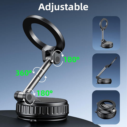Quartdaxy 17/17 Pro/17 Max/Air/16 15 14 13 12 360 Magnetic Car Phone Holder for iPhone Pro Pro Max Plus mini