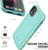 for iPhone 11 Waterproof Case, 6.1 Screen Protector Underwater Shockproof Full-Body Dustproof Rugged Case for Apple