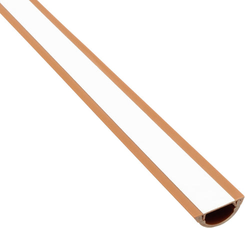 Electriduct CSX-1.5 Cable Shield Floor Cord Cover, PVC Wire Protector 31 Inch - Wood Grain