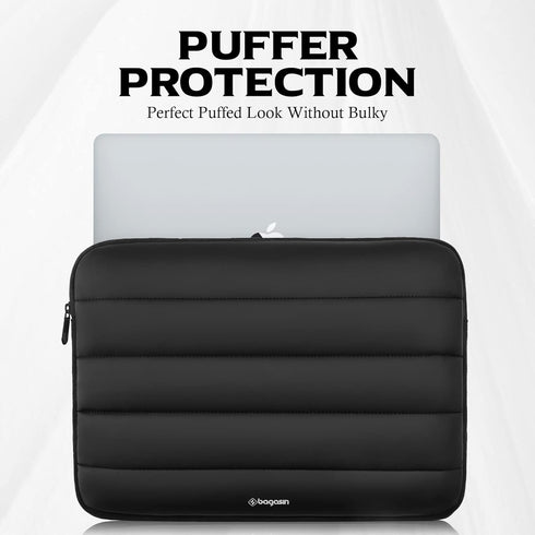 Puffy Laptop Sleeve Case for 13-13.3 inch MacBook Air Pro M2/M1, Water Resistant Laptop Bag