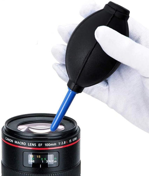 3IN1 Camera Cleaning Kit Suit with Dust Cleaner Brush, Air Blower, Wipes, and Clean Cloth for GoPro, Canon, Nikon