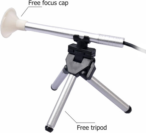 B005 Handheld USB Digital Microscope Endoscope Loupe, 1~200X Magnifier with 11mm Tube Diameter