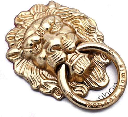 3Pcs Phone Holder Metal Lion Mobile Phone Ring Stand, Universal Desktop Bracket Retro Style