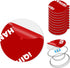 Adhesive Sticky Pads for Socket Grips Mounting, 10pcs Double-Sided Extra Clear Round