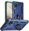 Samsung Galaxy A12 Phone Case (Blue) - Military Grade 16ft Drop Tested with HD Screen Protector & Ring Shockproof Case