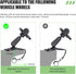 Hugwits 360 4-7 Inches Car Phone Holder, Degree Rotation Clip-on Dashboard Phone Holder, Multifunctional Mobile Phone