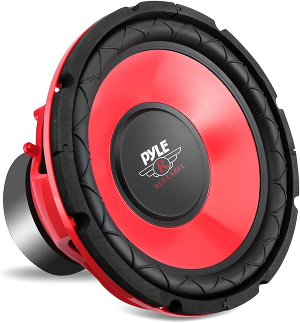 PYLE PLW10BL 10-Inch Subwoofer, 600 Watt, Red
