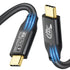 20Gbps USB C 3.2 Gen 2 Cable, Type C 4K@60Hz UHD Video 5A/240W PD3.1 Fast Charge Compatible with Thunderbolt 3/4 (3M)