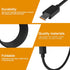 Type-C USB Charger Cable for JBL Charge 4, Charge 5, Flip 5, Flip 6, Pulse 4, Clip 4, Go 3, JRPOP, Endurance Peak II