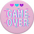 Game Over Vaporwave Sad Kawaii Aesthetic Harajuku Eboy Egirl PopSockets Standard PopGrip