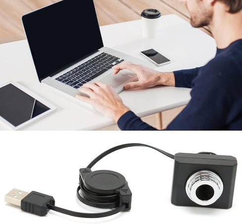 GOWENIC 480P USB2.0 Webcam Camera Automatic White Balance Computer PC Camera Portable Multifunctional Digital Webcam