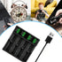 Generic 18650 4 3.7V 10440 14500 16340 18350 18500 18700 20700 21700 26650 Battery Charger, Bay LCD Display Smart Fast