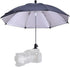 CamRebel DSLR Mirrorless Camera Hot Shoe Umbrella Rain Cover Protector Sunshade (Black)