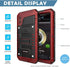 Mitywah Waterproof Case for iPhone Xs MAX - Heavy Duty Military Grade Defender Phone Case with Full Body Protection, Red