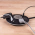 GLOBE Designer Series 4-Outlet USB Surge Protector Desktop Power Strip Hub, 4x USB Ports, Black