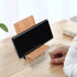 Japanese Style Mobile Stand, Bamboo Wood Cellphone Holder Desktop Organizer Charging Station for All Smartphones Tablets