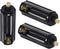 CLEZGO 3Pcs AAA Battery Holder Adapter Black Cylindrical Battery Storage Case Holder for