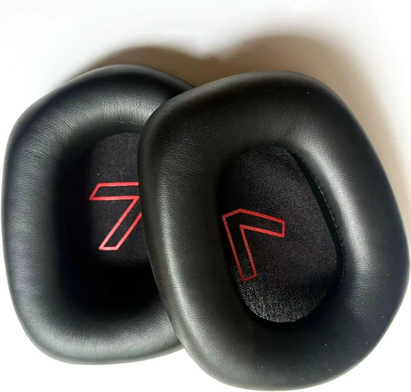 Compatible Headband/Ear Pads for G733 G335 G535 Gaming Headset, Earcup Ear Cushion Cover, Black Leather