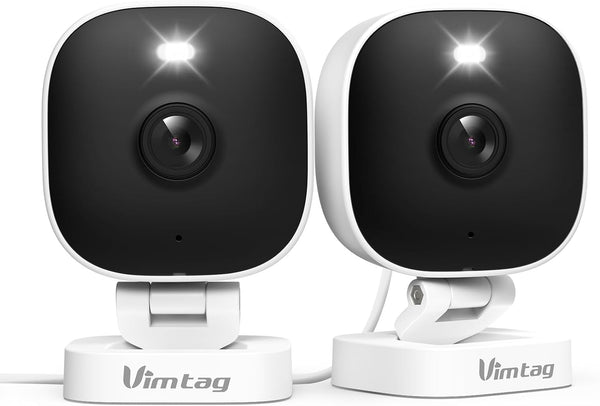 VIMTAG 2.5K Cameras for Home Security Outdoor/Indoor, Color Night Vision Security Camera for