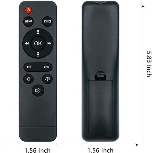 ZECARFA M8-F M8-F A008 V08 M10 HI-04 Control(M8-F Replacement Mini Projector Remote Compatible with AuKing / / NISOO /