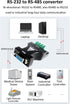 Sintech 232 to 485, RS232 Serial to RS485 Communication Data Converter Adapter