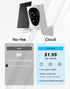 VIRTAVO 2K 2-Way 2.4GHz Wireless Solar Security Camera Outdoor, Starlight Color Night Vision, PIR Motion Detection